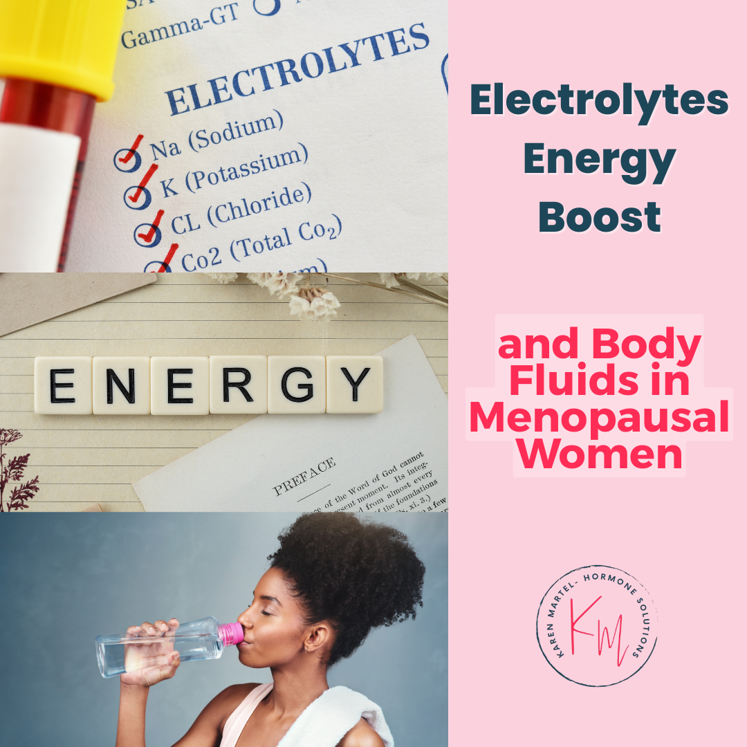 Electrolytes, Energy Boost, and Body Fluids in Menopausal Women
