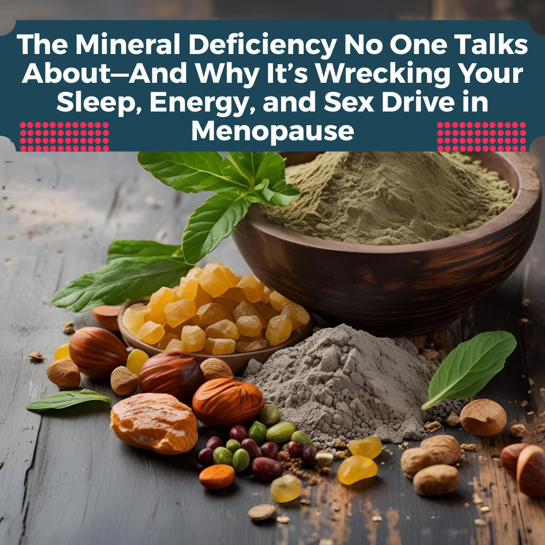 The Mineral Deficiency No One Talks About—And Why It’s Wrecking Your Sleep, Energy, and Sex Drive in Menopause