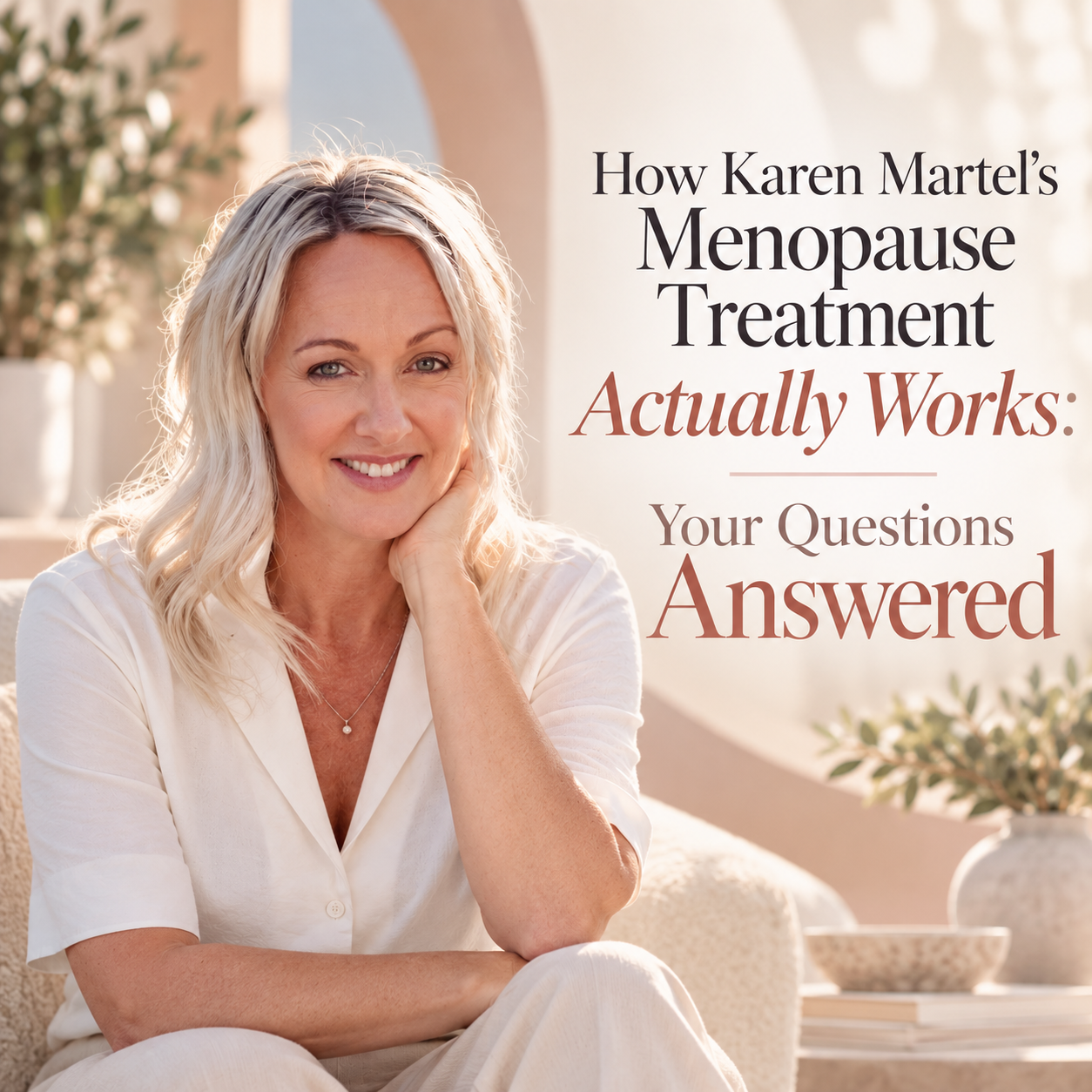 How Karen Martel's Menopause Treatment Actually Works: Your Questions Answered
