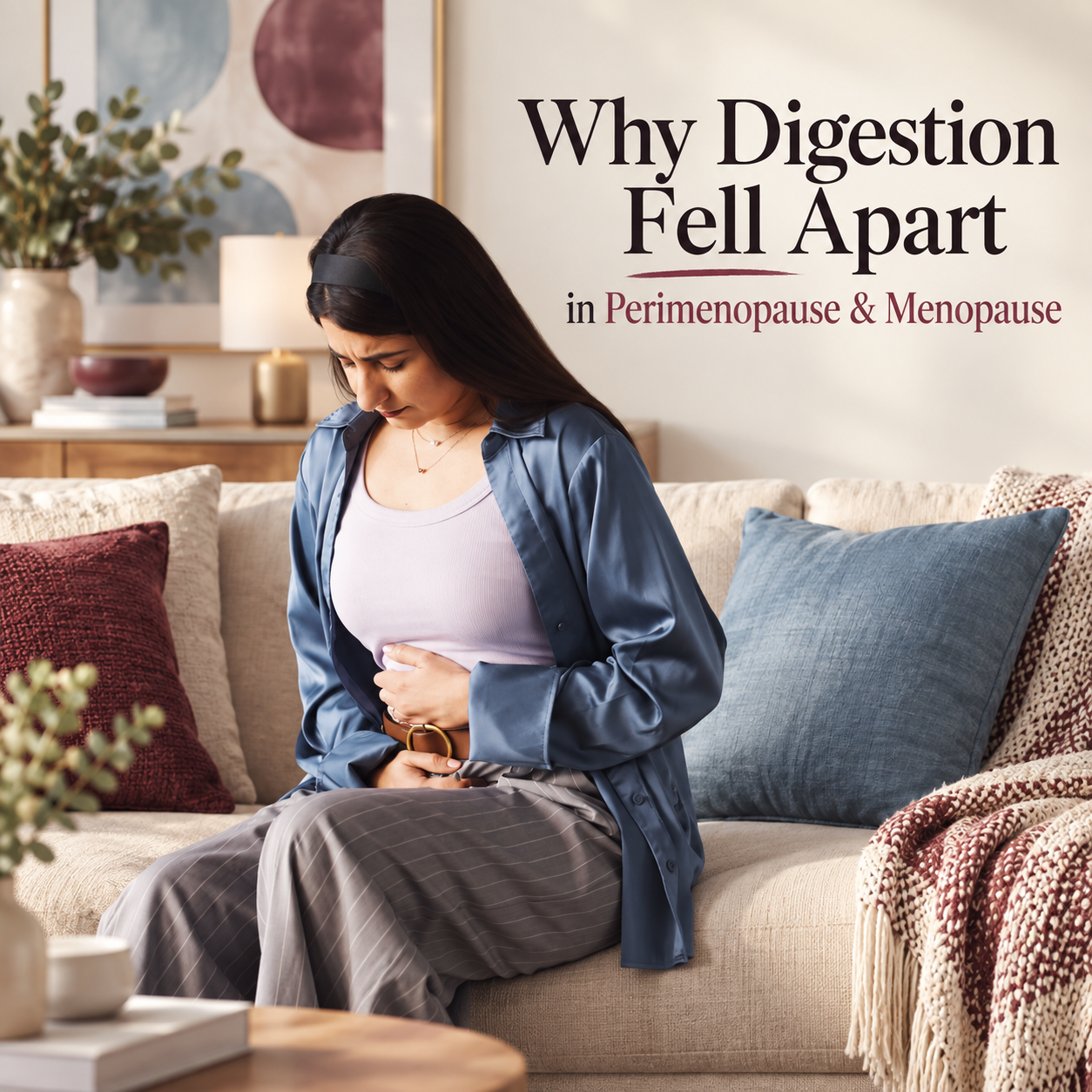 Why Your Digestion Fell Apart in Perimenopause & Menopause (And It's Not Just What You're Eating)