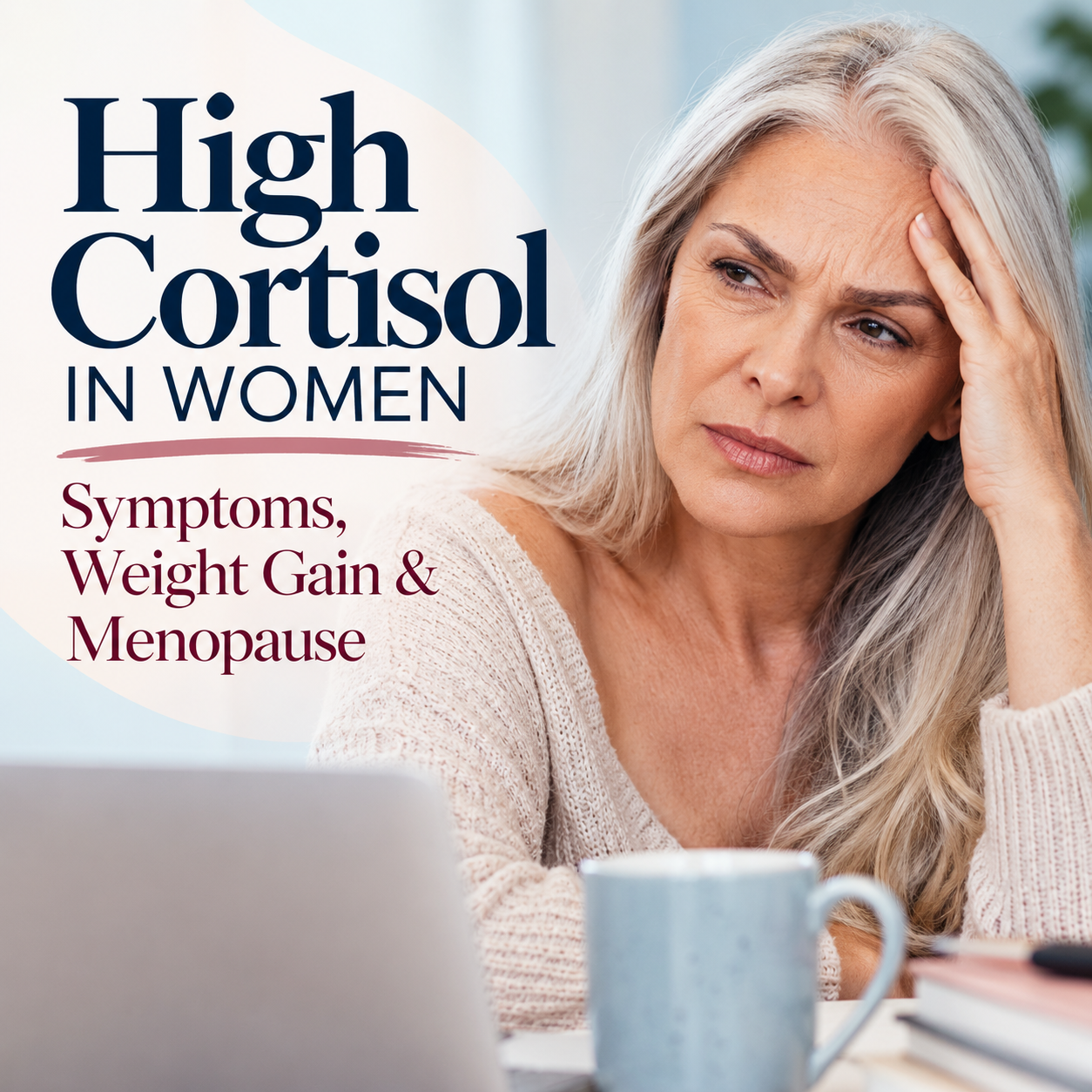 High Cortisol in Women: Symptoms, Weight Gain & Menopause