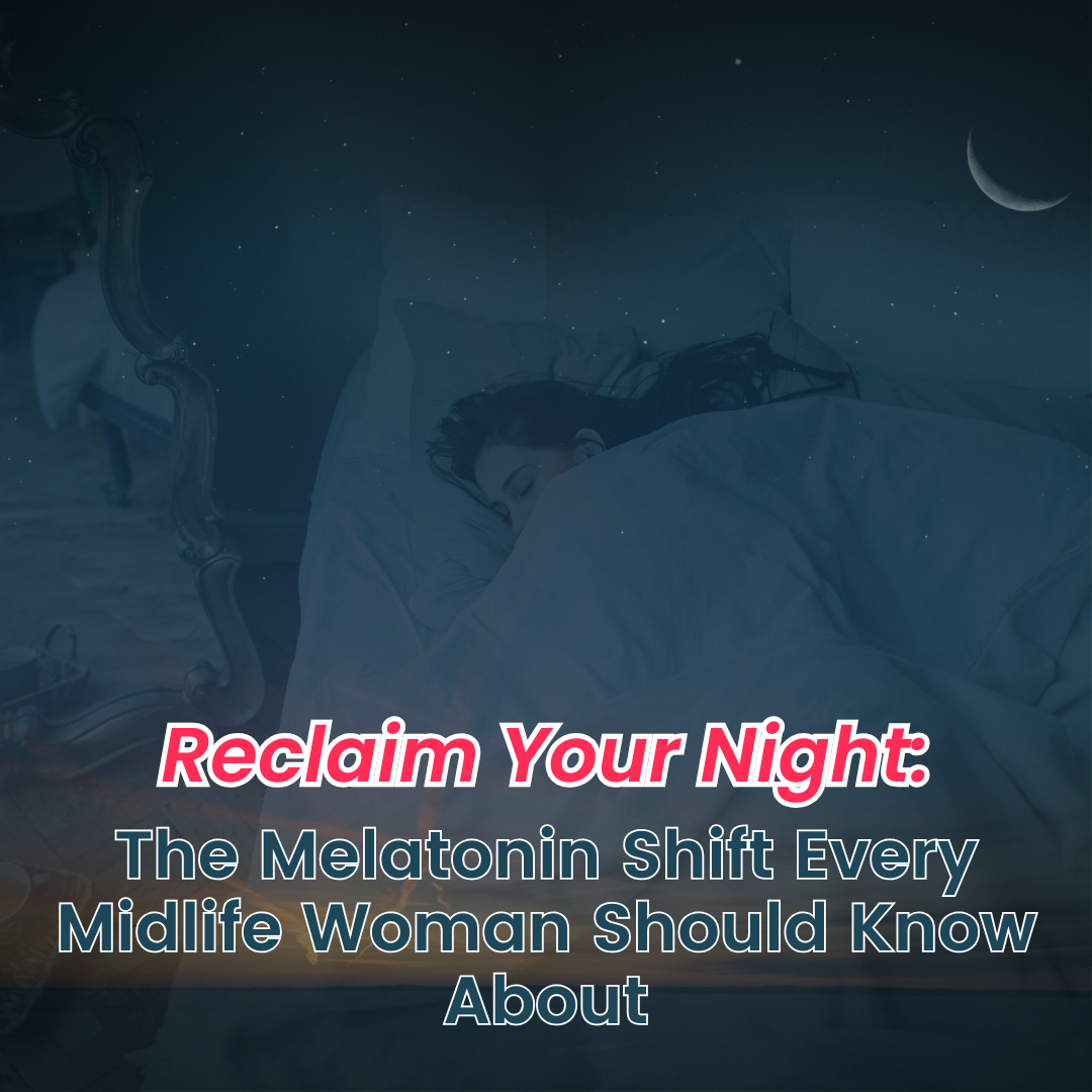 Reclaim Your Night: The Melatonin Shift Every Midlife Woman Should Know About