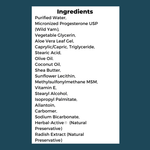 Progesterone: ProgestCalm Ingredients